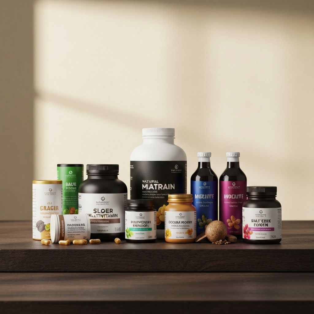 Men's wellness supplements collection